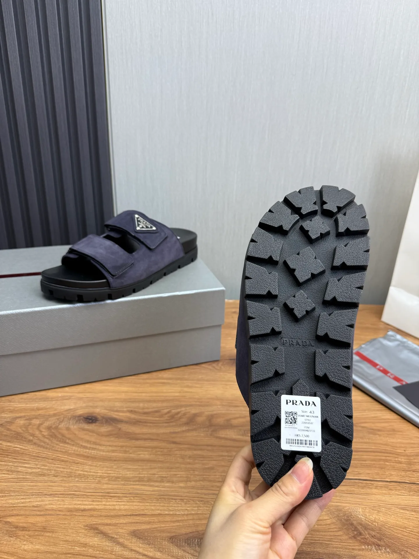 Men's shoes 💰440💰 ＰＲＡＤＡPrada - popular men's slippers hot sale 🔥 🩴Official website one to one production 38-45 sizes 45 46 🉑️Customized!